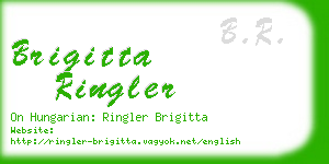 brigitta ringler business card